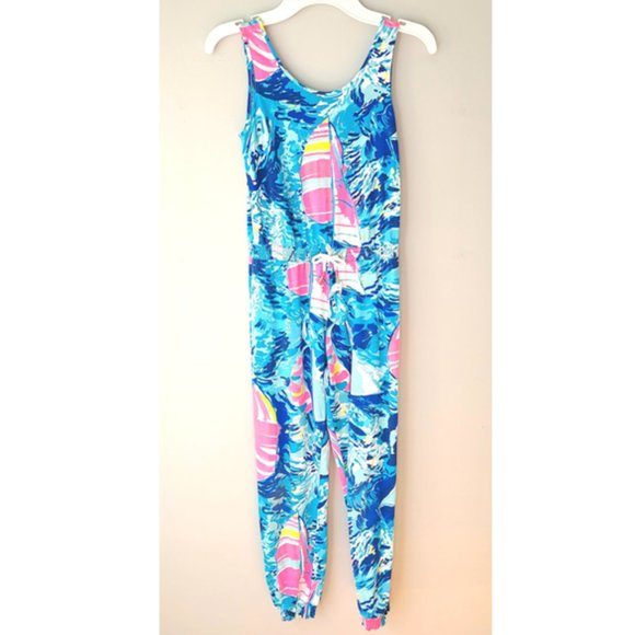 Lilly Pulitzer Other - Lilly Pulitzer Girls Imogen Jumpsuit size Medium
